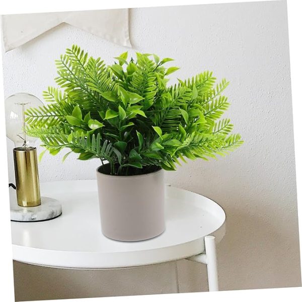 CORHAD Faux Potted Plant Artificial Greenery Small Bonsai Fake Plant Decor Realistic Fake Bonsai Tree - Image 3