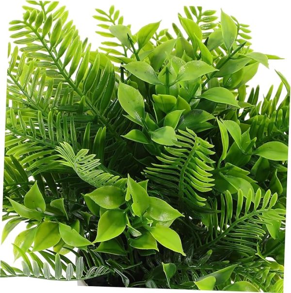 CORHAD Faux Potted Plant Artificial Greenery Small Bonsai Fake Plant Decor Realistic Fake Bonsai Tree - Image 2